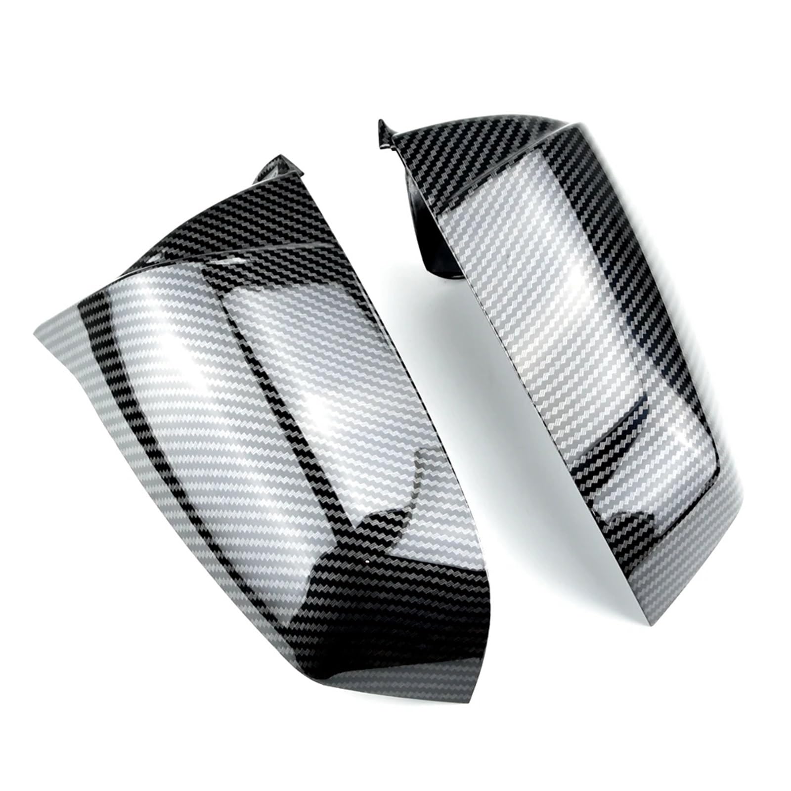 VINCTV Auto Spiegelkappen Ersatz Kompatibel Mit Für F07 F10 F11 Auto-Rückspiegelabdeckung Auto Für Außenspiegelabdeckungen Kappen Türspiegelabdeckungen Kappen Rückansichtskappe(Carbon Fiber) von VINCTV