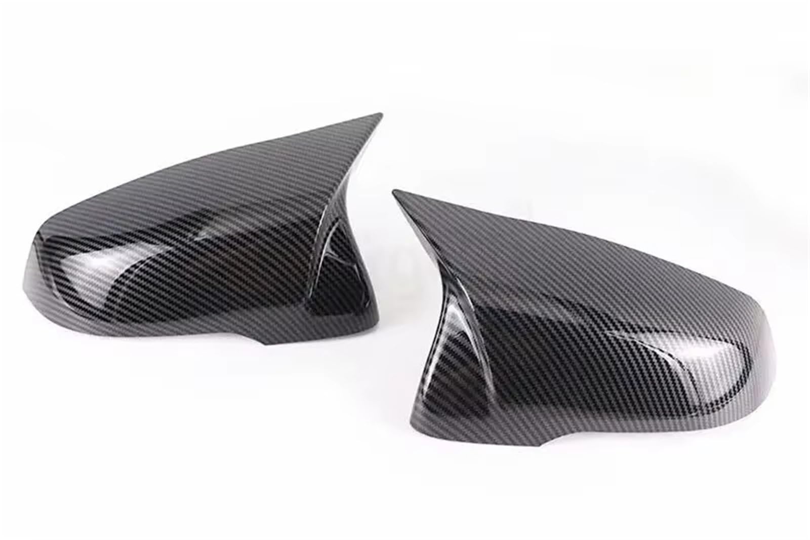 VINCTV Auto Spiegelkappen Ersatz Kompatibel Mit Für X1 F48 F49 X2 F39 Türspiegelabdeckungen Kappen Rückansichtskappe Seitenrückspiegelschalen Rückspiegelseitenspiegelabdeckung(Carbon Look) von VINCTV
