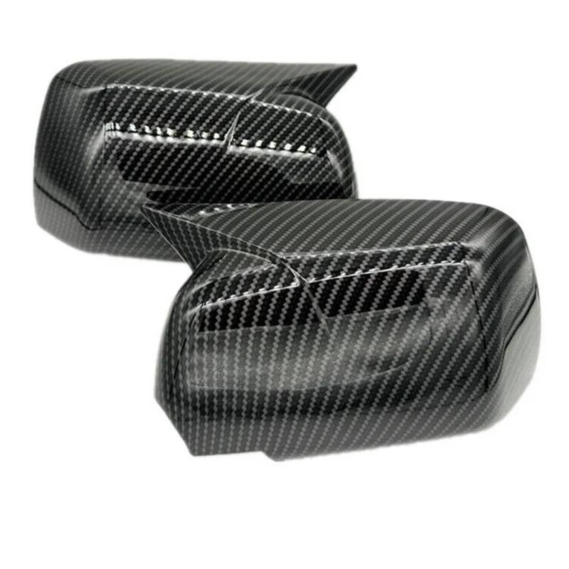 VINCTV Auto Spiegelkappen Ersatz Kompatibel Mit Für X5 Serie E53 1999–2006, Auto-Rückspiegel-Abdeckung, Auto Für Außenspiegel-Abdeckungen, Kappen, Türspiegel-Abdeckungen, Kappen(Carbon) von VINCTV