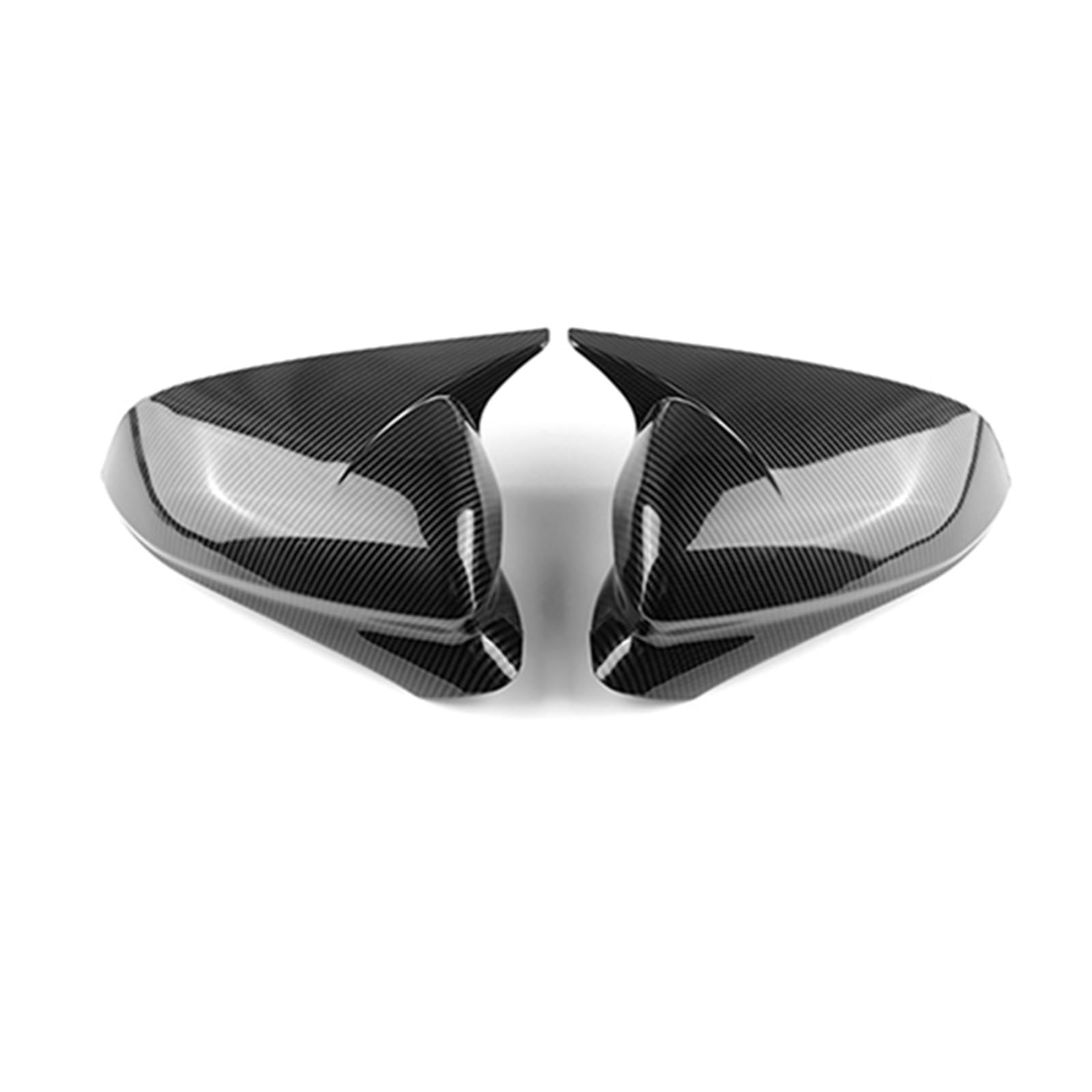 VINCTV Auto Spiegelkappen Ersatz Kompatibel Mit Seat Für C&upra Für Formentor 2022 2023 2024 Seitenrückspiegelschalen Rückspiegelabdeckung Autozubehör(Carbon Look) von VINCTV