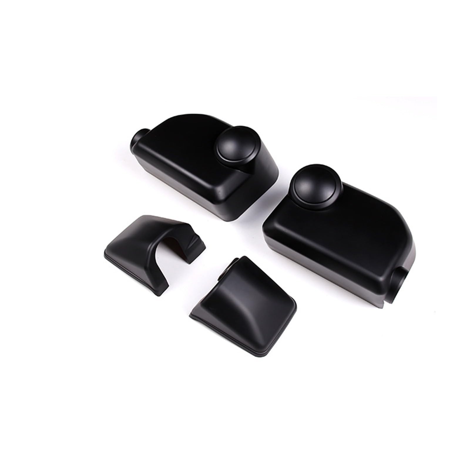 VINCTV Auto Spiegelkappen Ersatz Kompatibel Mit Toyota Für FJ Cruiser 2007–2022. Türspiegelabdeckungen, Kappen, Rückansichtskappe, Seitenrückspiegelschalen, Rückspiegelabdeckung(Black) von VINCTV