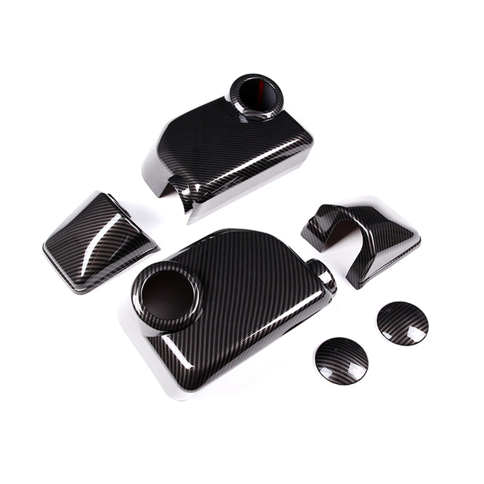 VINCTV Auto Spiegelkappen Ersatz Kompatibel Mit Toyota Für FJ Cruiser 2007–2022. Türspiegelabdeckungen, Kappen, Rückansichtskappe, Seitenrückspiegelschalen, Rückspiegelabdeckung(Carbon) von VINCTV