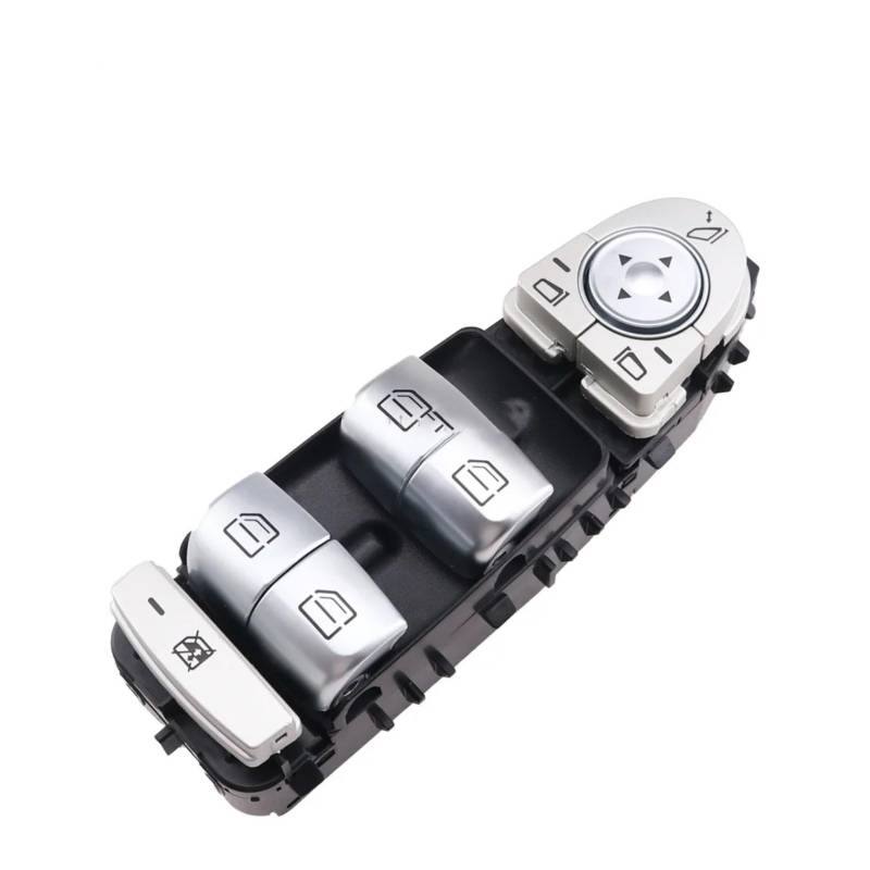 VINCTV Autofensterheberschalter Kompatibel Mit Benz Für Amg 2016–2020 Für C350 2016–2018 Für C450 2016 Fensterheber-Hauptsteuerschalter 2229056800 von VINCTV