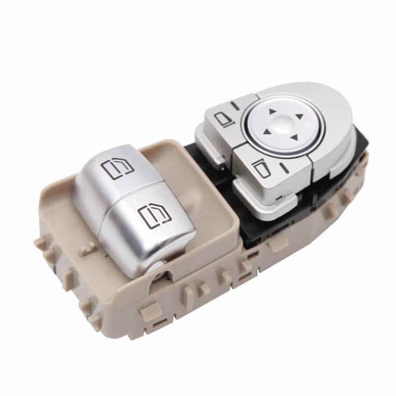 VINCTV Autofensterheberschalter Kompatibel Mit Benz Für Viano Für V260 Auto Fenster Controller Schalter Taste Auto Fensterheber Control Schalter 2059050302(Off-White) von VINCTV