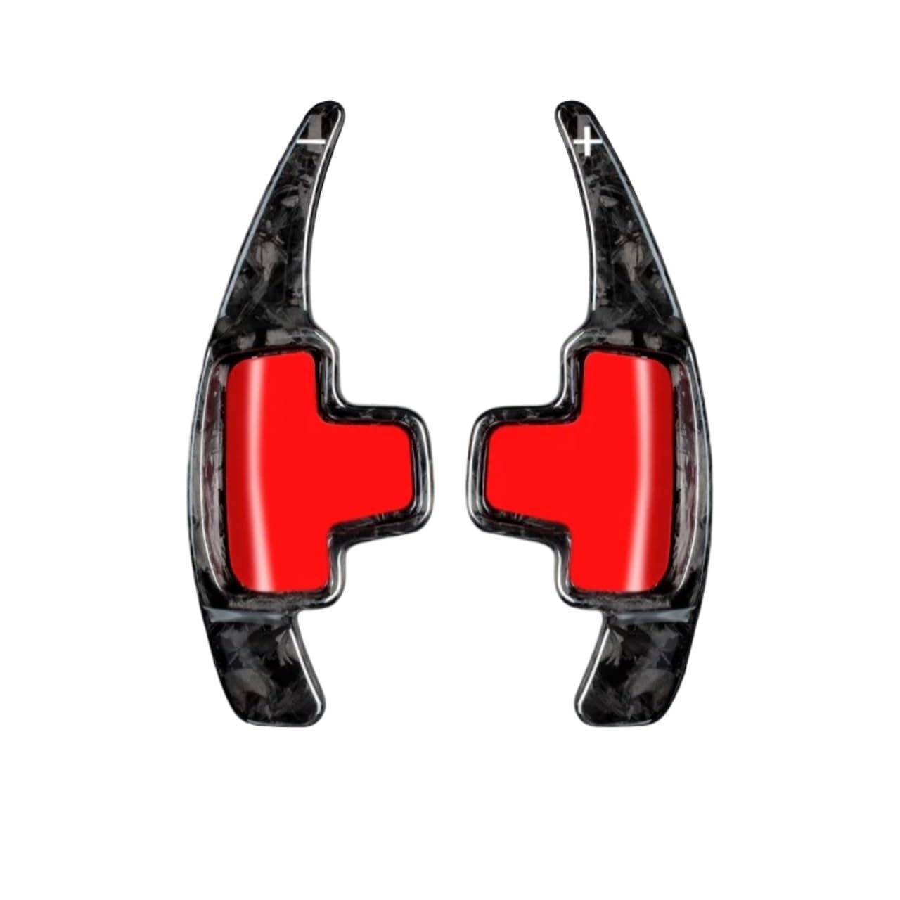 VINCTV Kompatibel Mit Benz Für A B E M Klasse ML W166 W176 W204 W212 W222 W246 C117 W218 X156 Carbon Fiber Lenkrad Paddle Shift Auto Schaltwippen(Forged Carbon) von VINCTV