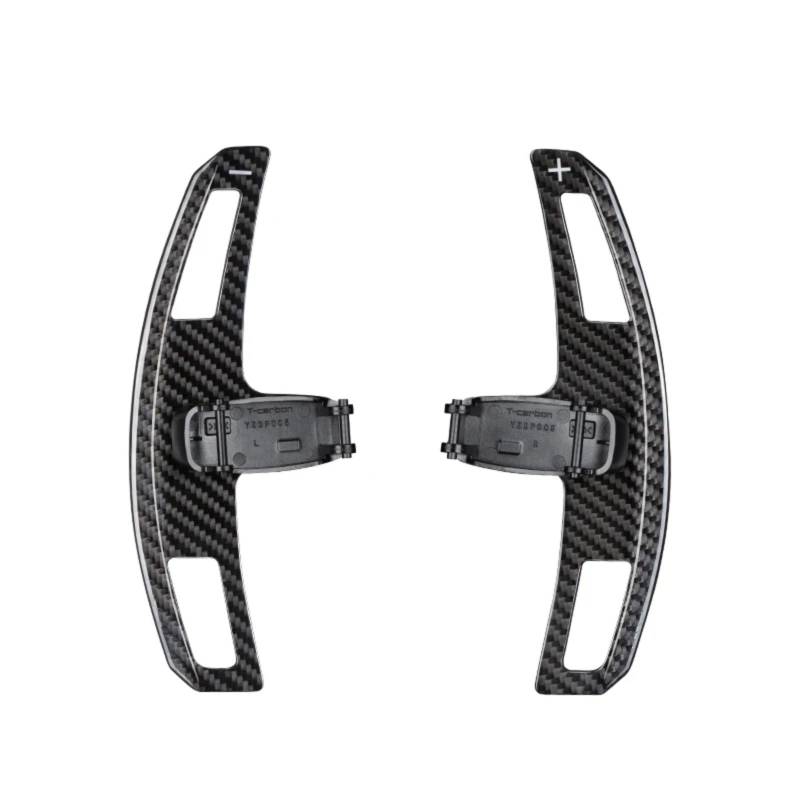VINCTV Kompatibel Mit Benz Für C43 C53 C63 E43 E53 E63 CLA45 CLS63 GLA45 GLE63 GLS63 Für Amg Ersatz-Lenkrad-Paddelschaltung TH0056 Auto Schaltwippen(Black Carbon) von VINCTV