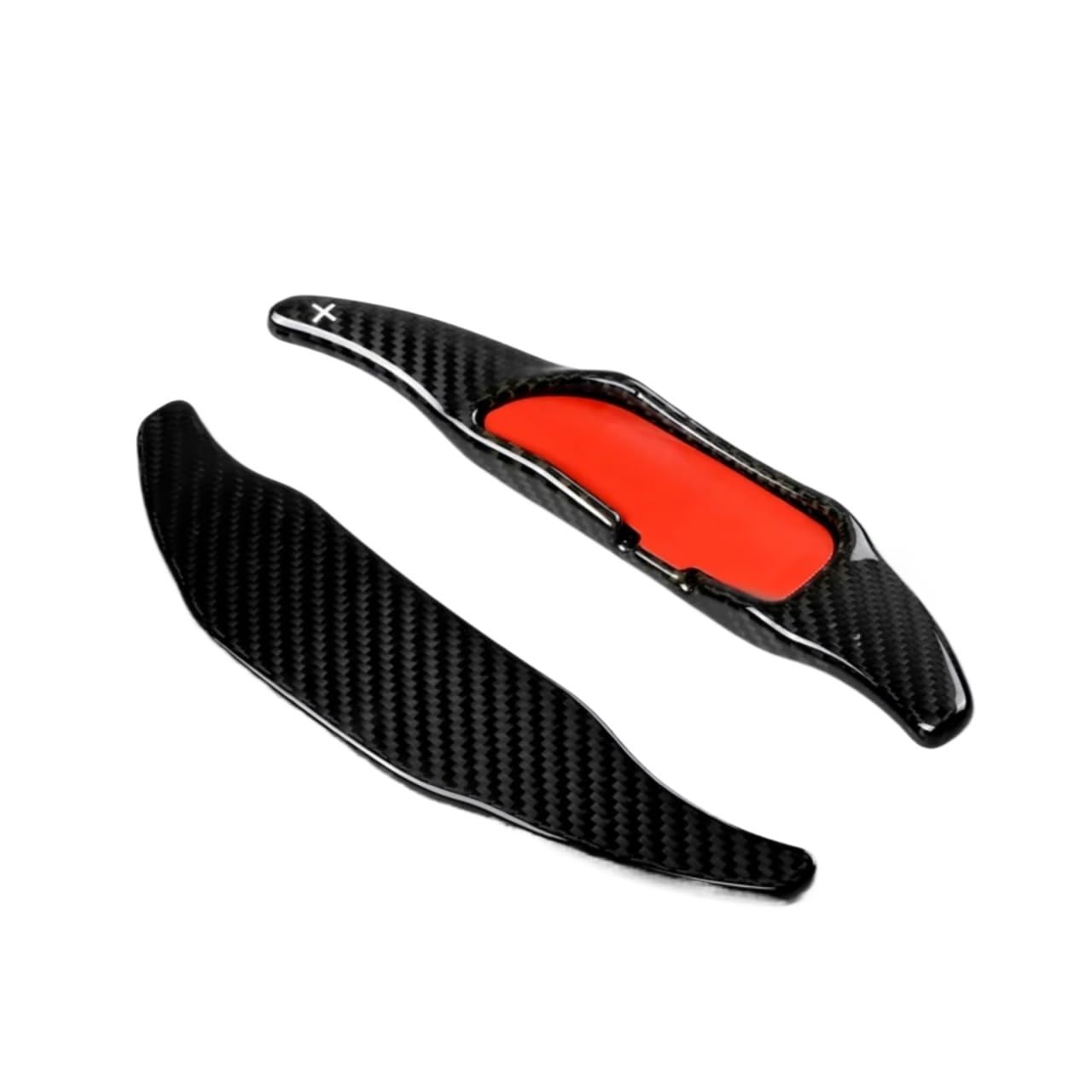 VINCTV Kompatibel Mit Benz Für C43 C53 C63 E43 E53 E63 S43 S53 S63 S65 Für Amg Lenkrad-Paddel-Schalthebel Schaltpaddel-Verlängerung DBPC Auto Schaltwippen(Black Carbon) von VINCTV