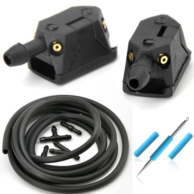 VINCTV Kompatibel Mit Benz Für Vito Für Van W638 1996–2003 W639 2003–2014 W447 2014–2024 Auto-Scheibenwischer-Waschdüse Scheibenwischer Spritzdüse(with Regulator) von VINCTV