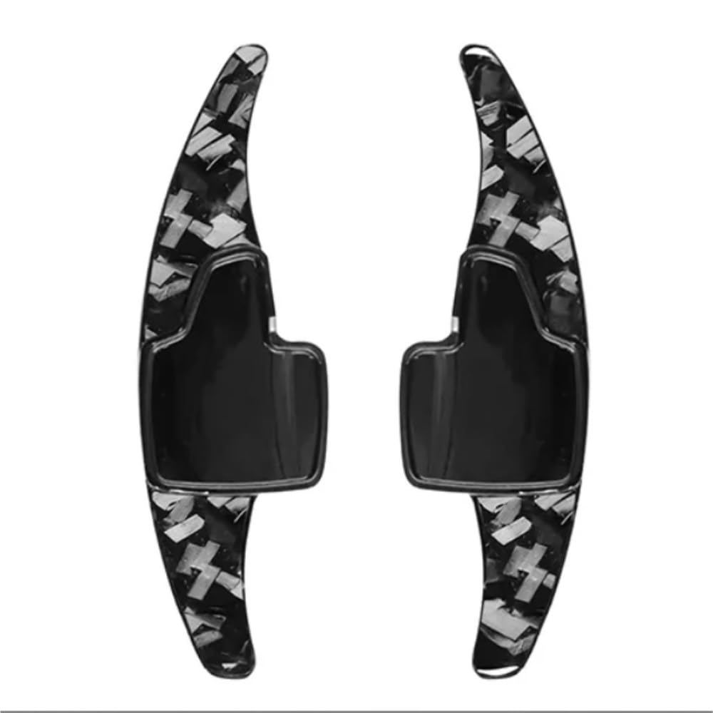 VINCTV Kompatibel Mit Ford Für Escape 2017 2018 2019 2020 2021 2022 2023 Auto-Schalthebel-Verlängerung Lenkrad-Schaltpaddel-Verlängerung Auto Schaltwippen(Forged Pattern) von VINCTV