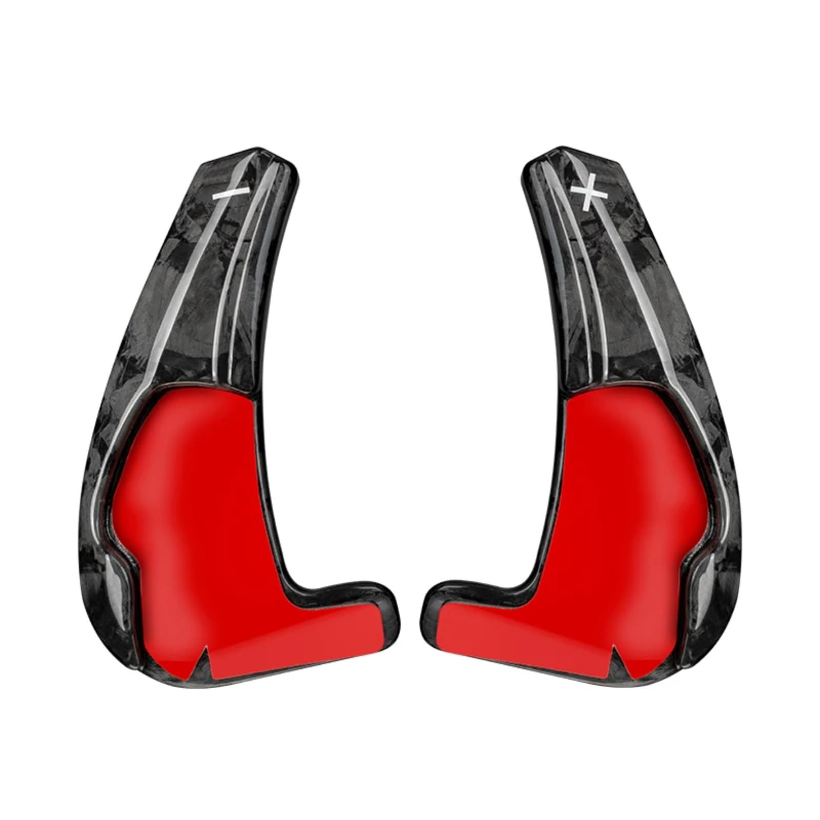 VINCTV Kompatibel Mit Jeep Für Grand Für Cherokee Carbon Fiber Paddle Shift Lenkradschalthebel Auto Lenkrad Paddle Shift D0024 Auto Schaltwippen(Forged Carbon) von VINCTV