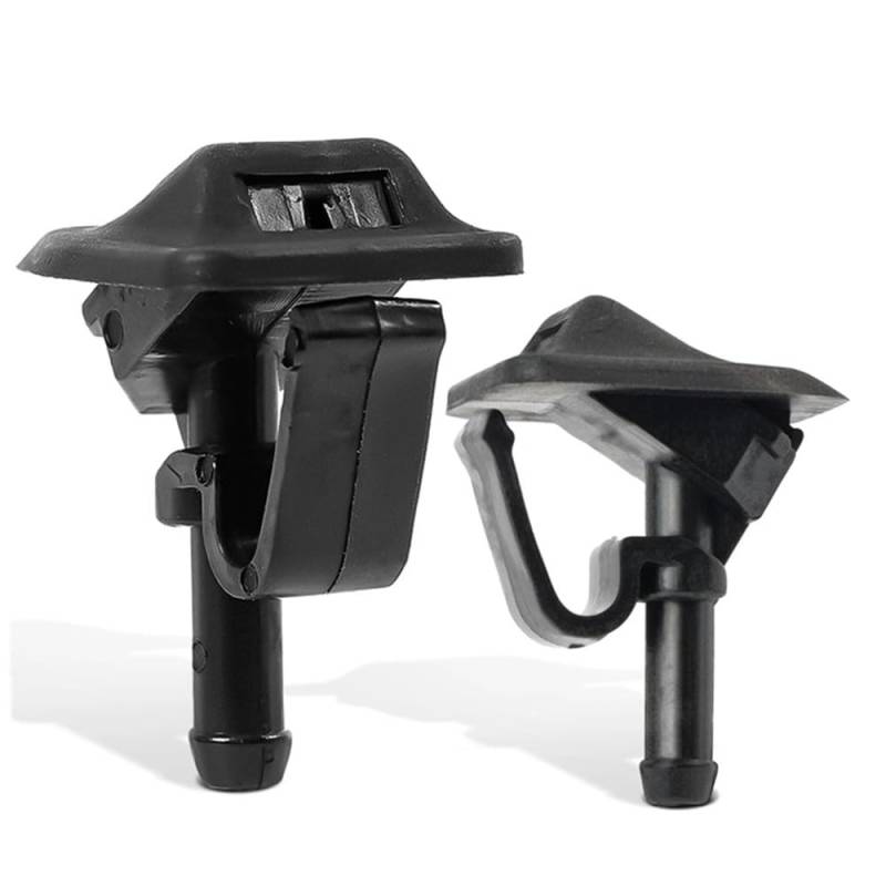 VINCTV Kompatibel Mit Jeep Für Wrangler JK 2002–2012 T 2002–2006 Frontscheibenwaschdüsen 55156728AB Scheibenwischer Spritzdüse von VINCTV