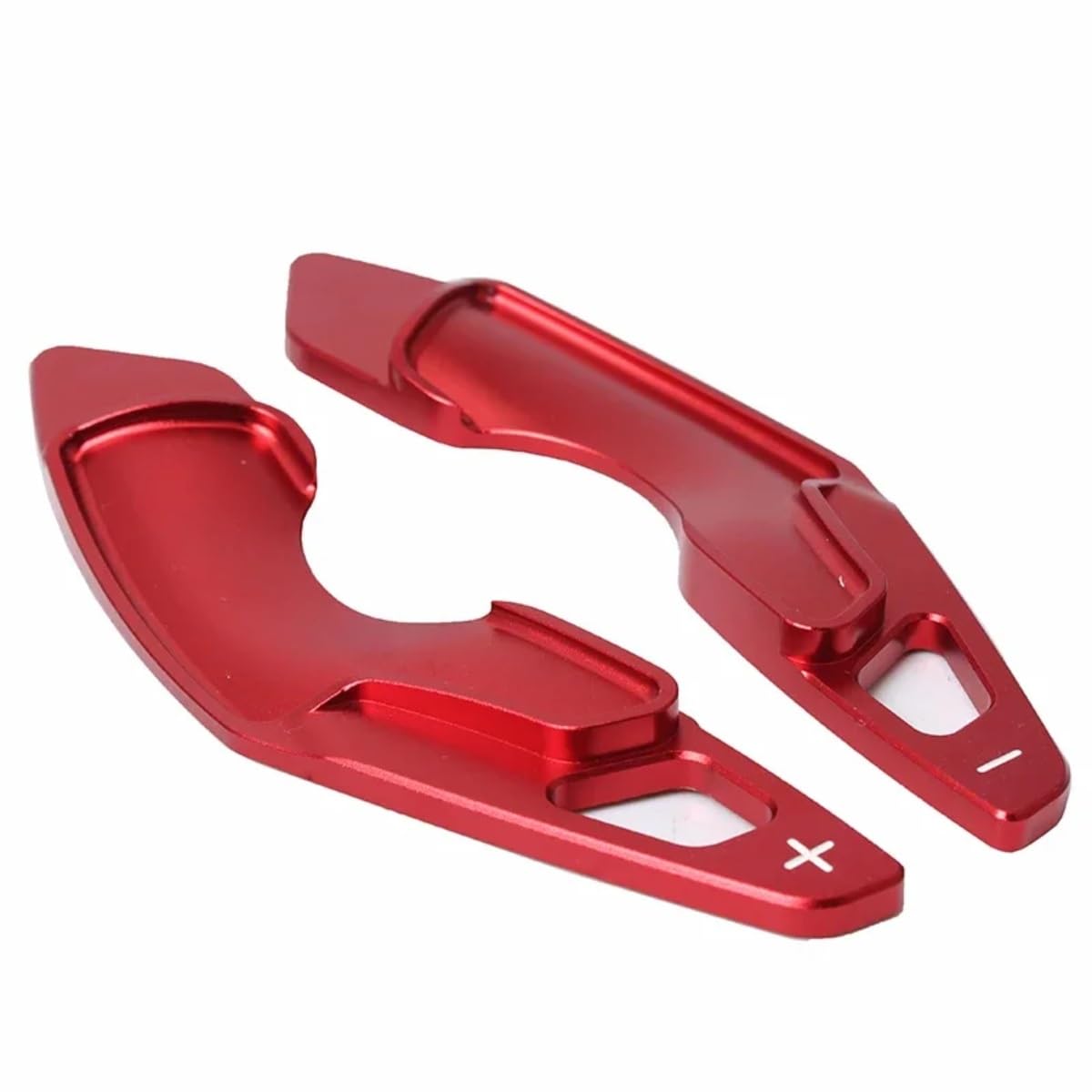 VINCTV Kompatibel Mit Lexus Für Rc 2014 2015 2016 2017 2018 Auto-Schalthebel-Verlängerung Lenkrad-Schalthebel-Paddel-Zubehör 2 Stück Auto Schaltwippen(Red) von VINCTV