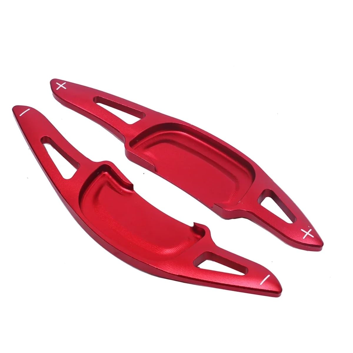VINCTV Kompatibel Mit Mazda 3 Für CX-30 2020 2021, Aluminiumlegierung, Lenkrad-Schaltwippen, Verlängerung, Auto-Lenkrad-Schaltwippen Auto Schaltwippen(Red) von VINCTV