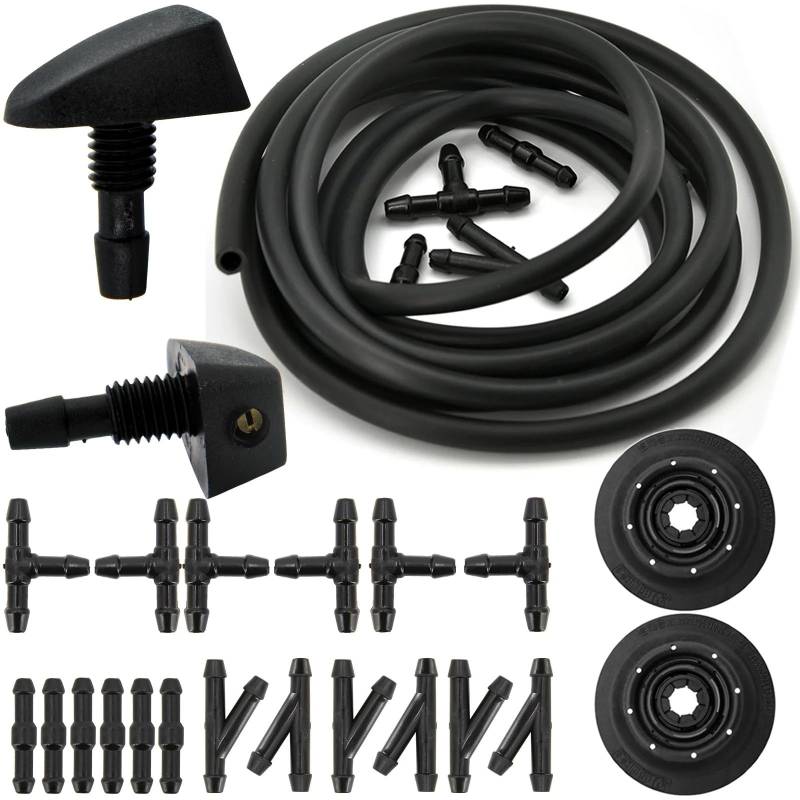 VINCTV Kompatibel Mit Skoda Ersatz-Scheibenwischer-Wasch-Sprühdüse, Auto-Scheibenwaschpumpe, Waschspray-Spray-Set Scheibenwischer Spritzdüse(27pcs) von VINCTV