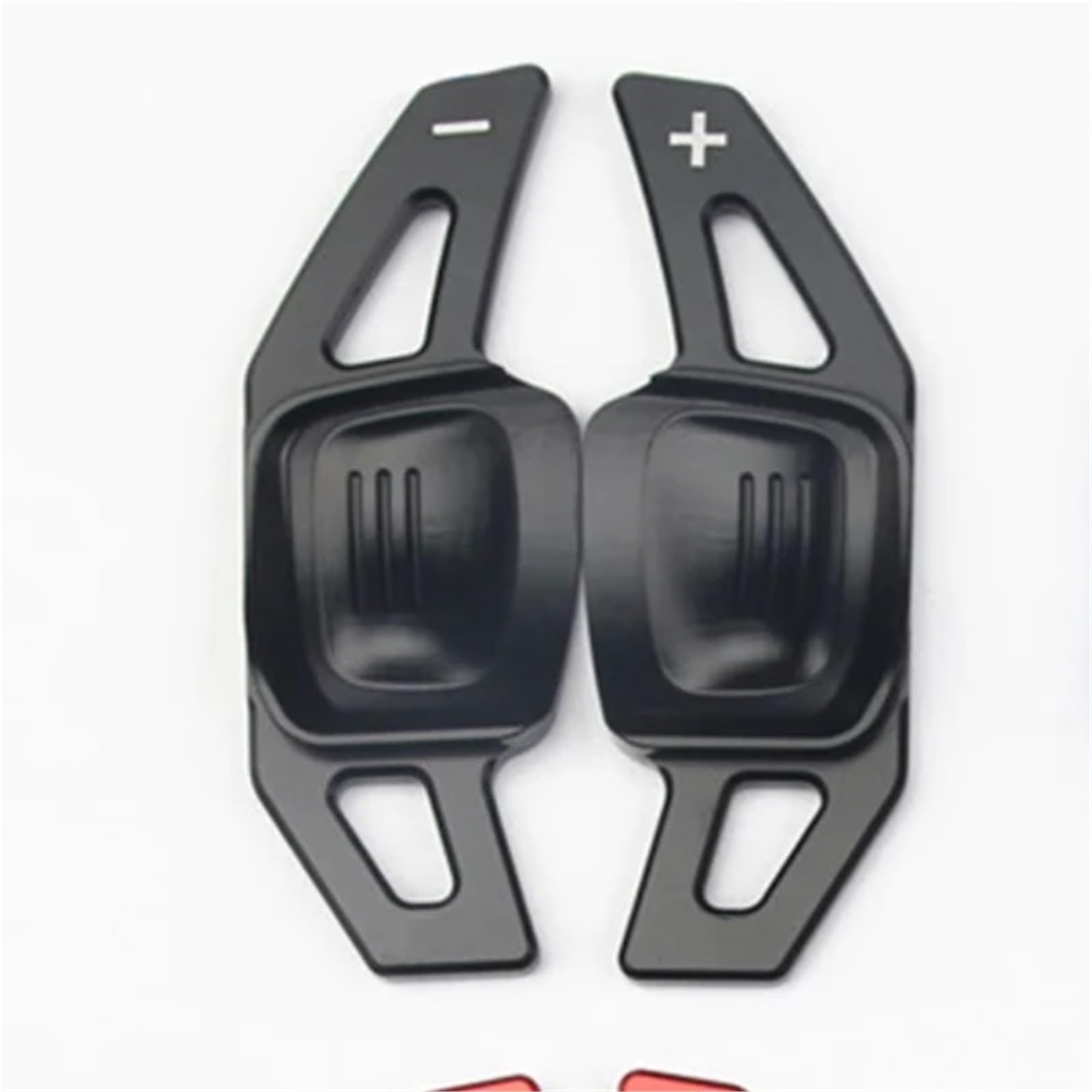 VINCTV Kompatibel Mit Vw Für Variant Für Tiguan Für J&etta MK6 Auto-Schalthebel-Verlängerung, Lenkrad-Schaltpaddel-Schalthebel-Verlängerungsteile Auto Schaltwippen(Black) von VINCTV