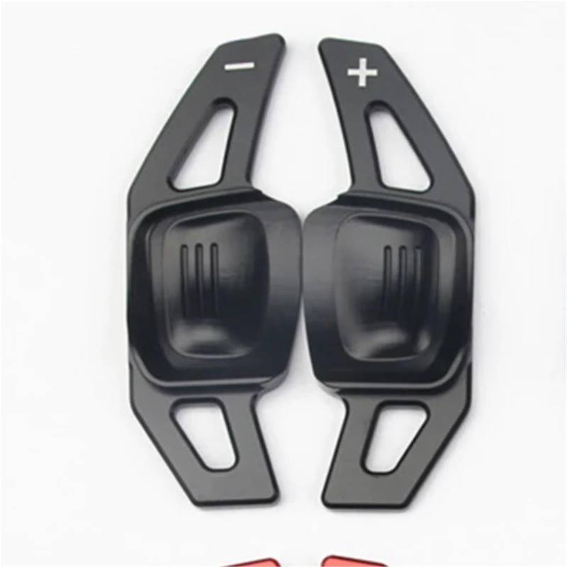 VINCTV Kompatibel Mit Vw Für Variant Für Tiguan Für J&etta MK6 Auto-Schalthebel-Verlängerung, Lenkrad-Schaltpaddel-Schalthebel-Verlängerungsteile Auto Schaltwippen(Black) von VINCTV