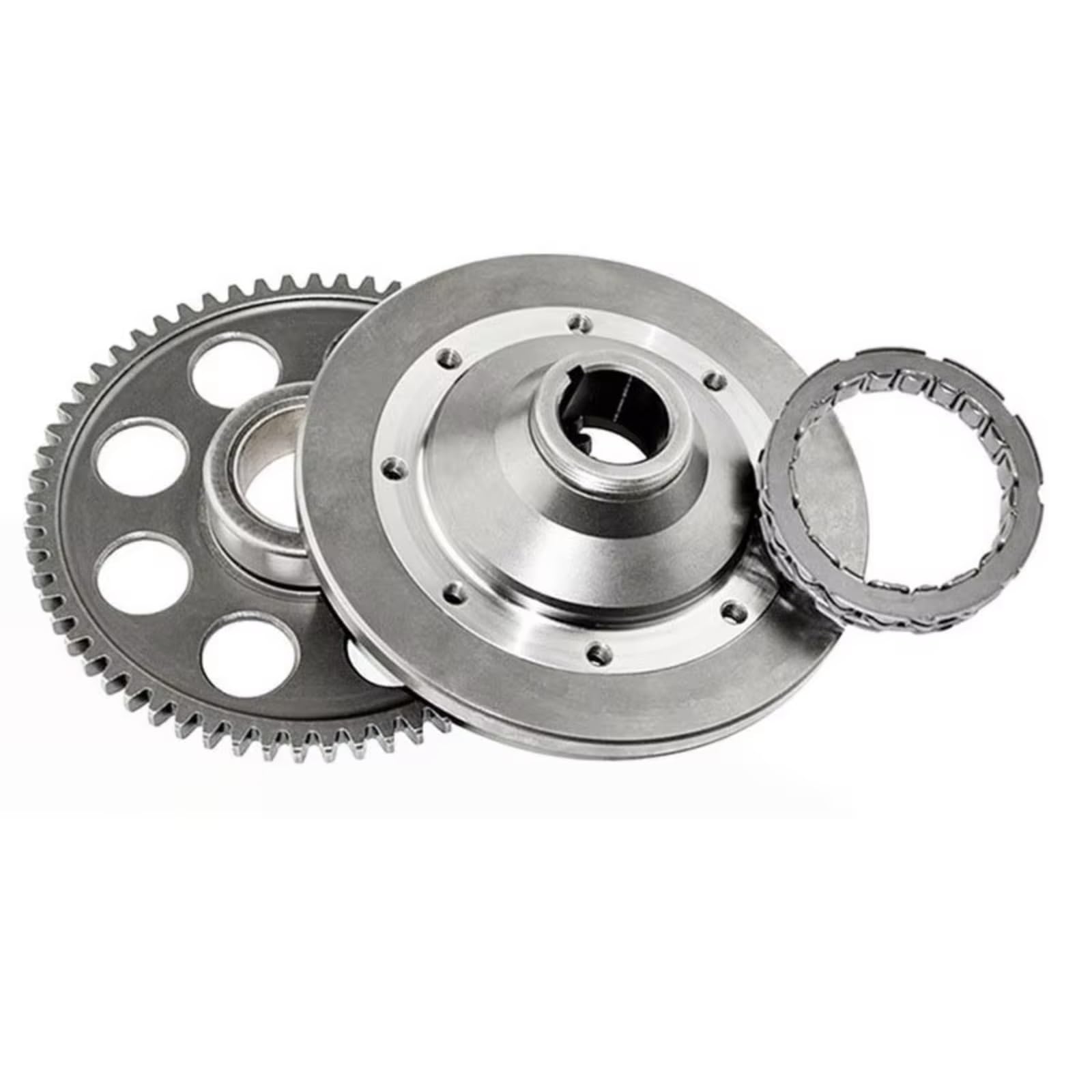 VINCTV Motorrad Starterkupplung Kompatibel Mit Aprilia Für Pegaso 650 GA650 1992 1993 1994 1995 1996 Motorrad-Motorzubehör Lager Starter Kupplungsgetriebe & Schwungradbaugruppe(Full Set) von VINCTV