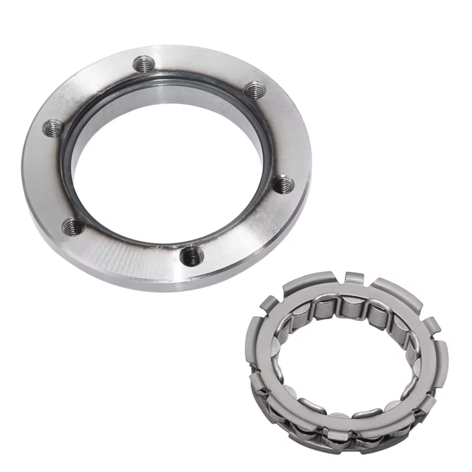 VINCTV Motorrad Starterkupplung Kompatibel Mit Yamaha Für TTR250 (TT-R250) 1999-2006 Für XT250 Für Tricker 250 Für TT250R Raid 1993-2004 Motorrad-Einweg-Starterkupplungsgetriebe(with Edge Clutch) von VINCTV