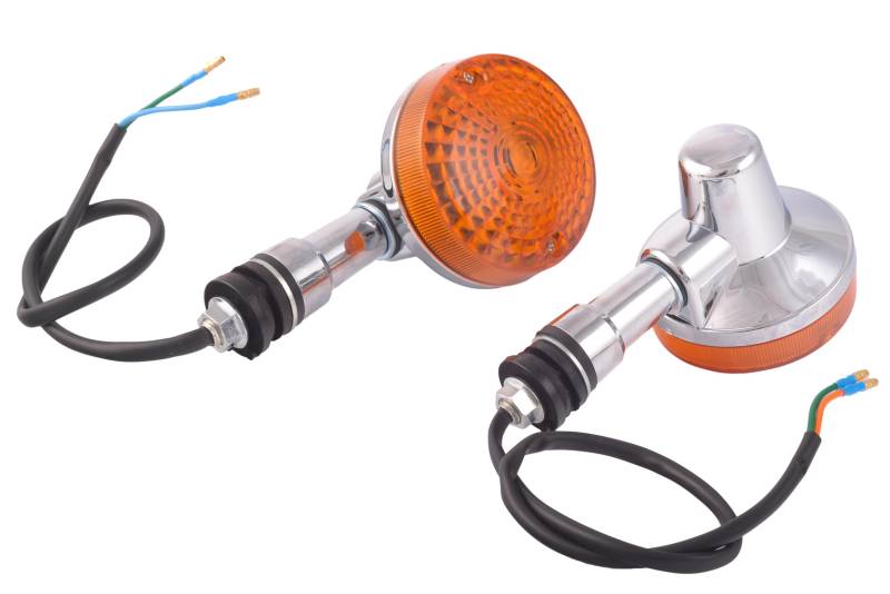 Blinker vorne Satz Chrom passt Suzuki GN 125 von VINI