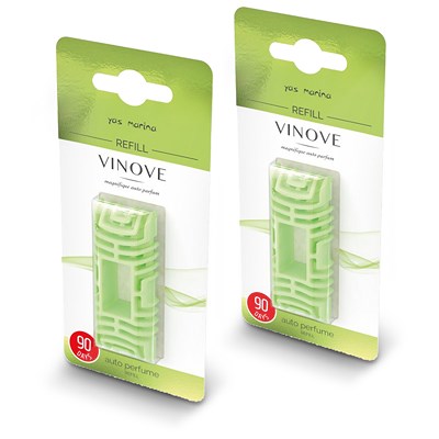 Vinove 2x Autoparfüm Lufterfrischer Refill Nachfüllpackung Yas Marine Vinove 2x Autoparfüm Lufterfrischer Refill Nachfüllpackung Yas Marine von VINOVE
