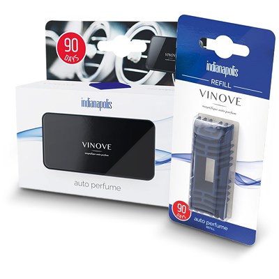 Vinove Autoparfüm Lufterfrischer Original Indianapolis schwarz + Refill Vinove Autoparfüm Lufterfrischer Original Indianapolis schwarz + Refill von VINOVE