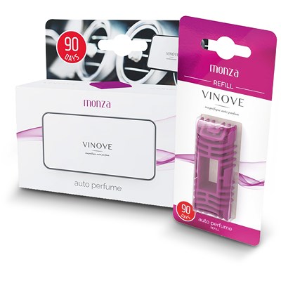 Vinove Autoparfüm Lufterfrischer Original Monza weiss + Refill Vinove Autoparfüm Lufterfrischer Original Monza weiss + Refill von VINOVE