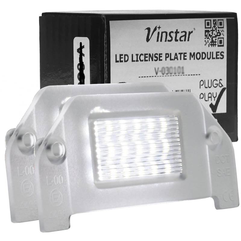 LED Kennzeichenbeleuchtung kompatibel mit 300C Sebring 200 Thema von VINSTAR