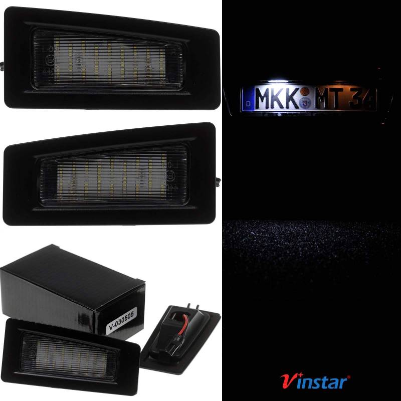 LED Kennzeichenbeleuchtung kompatibel mit Modell 3 2014-2018 CX-3 DK ab 2015 von VINSTAR
