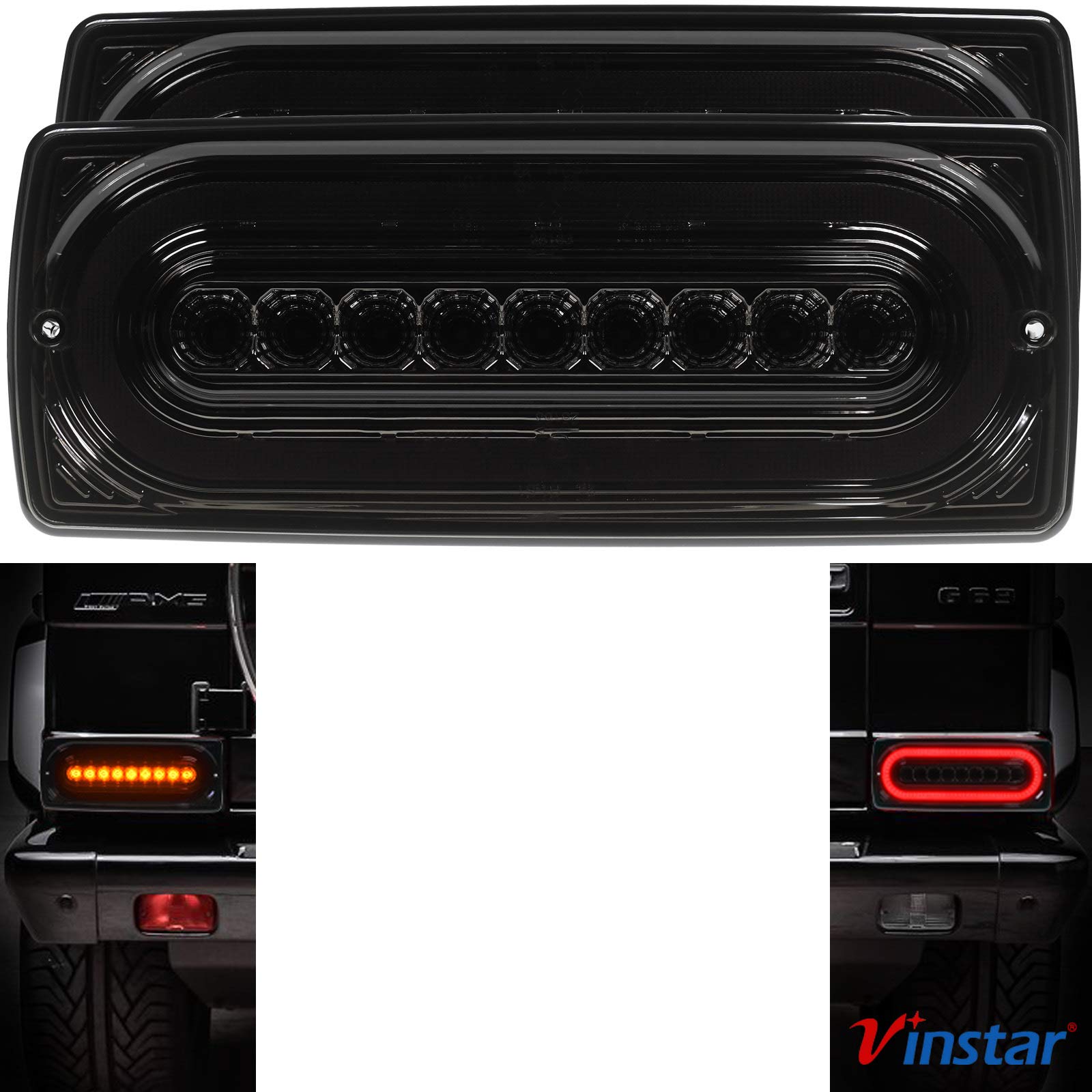 LED Rücklicht Bremslicht Rückleuchten Standlicht kompatibel mit G-Klasse W463 LED Rücklicht Bremslicht Rückleuchten Standlicht kompatibel mit G-Klasse W463 von VINSTAR