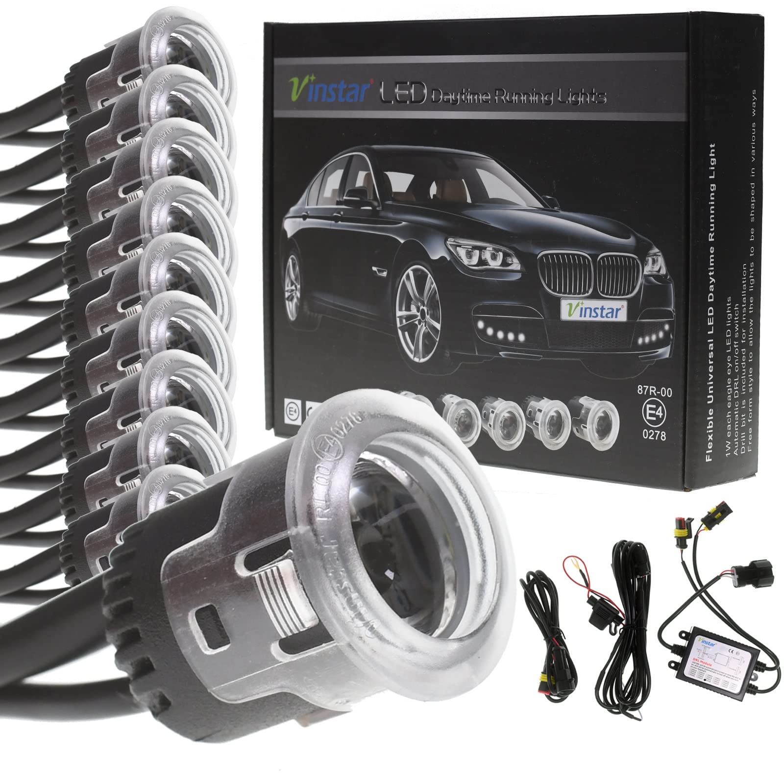 UNIVERSAL 10x LED Tagfahrlicht 12V R87 UNIVERSAL 10x LED Tagfahrlicht 12V R87 von Vinstar