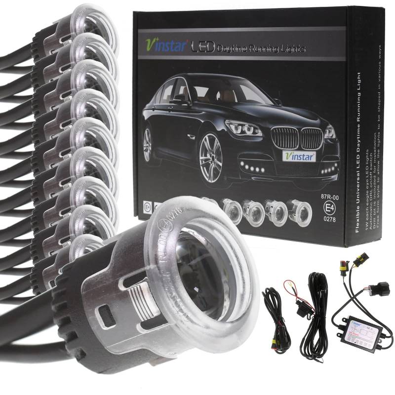UNIVERSAL 10x LED Tagfahrlicht 12V R87 von Vinstar