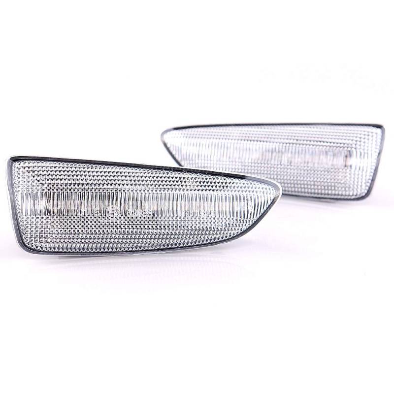 VINSTAR 2 x LED Blinker Seitenblinker Blinkleuchte mit E-Prüfzeichen White Vision V-171903 von VINSTAR