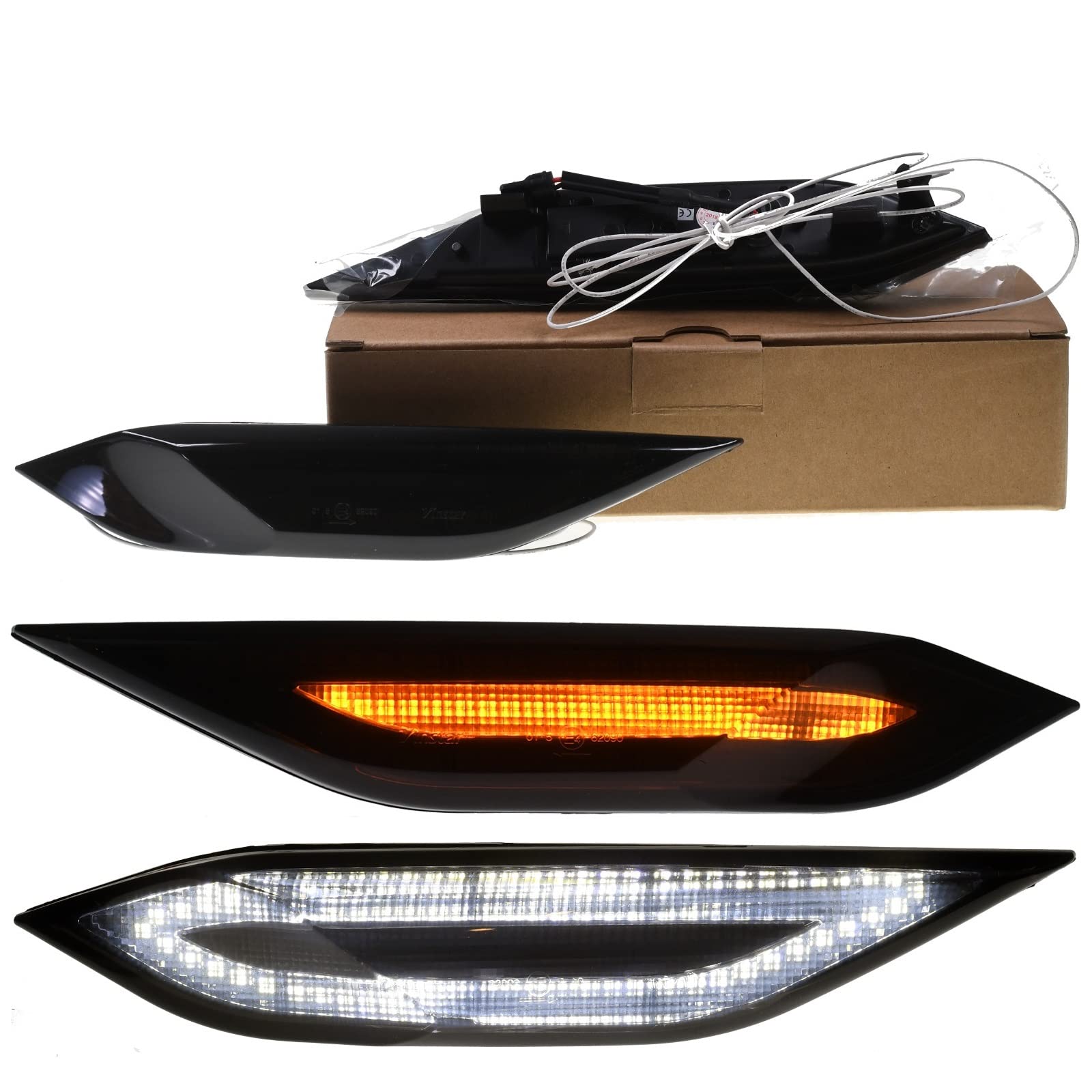 VINSTAR 2X Seiten Blinker Smoke getönte LED passend kompatibel mit Porsche Cayenne 92A 2010-2014 VINSTAR 2X Seiten Blinker Smoke getönte LED passend kompatibel mit Porsche Cayenne 92A 2010-2014 von VINSTAR