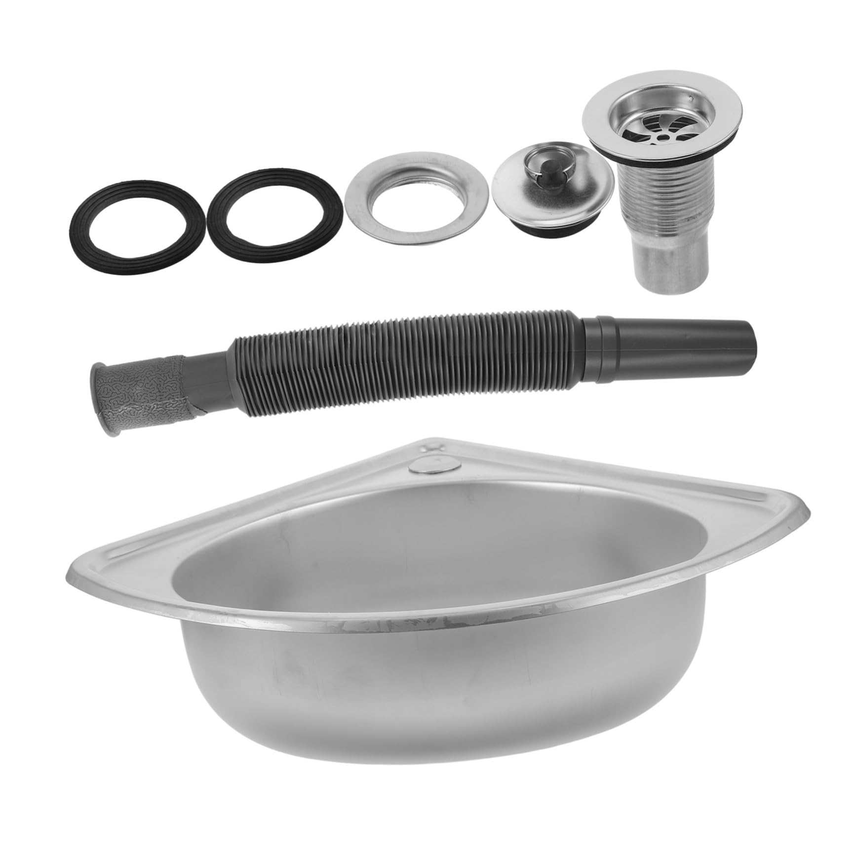 VINTORKY 1 Satz Wohnmobil Spüle Ultrakleines Einfaches Waschbecken Einbauspüle Edelstahl Waschbecken Wohnwagen Einzelbecken Spüle Kleine Küchenspüle Tragbare Spüle Dreieckiges VINTORKY 1 Satz Wohnmobil Spüle Ultrakleines Einfaches Waschbecken Einbauspüle Edelstahl Waschbecken Wohnwagen Einzelbecken Spüle Kleine Küchenspüle Tragbare Spüle Dreieckiges von VINTORKY