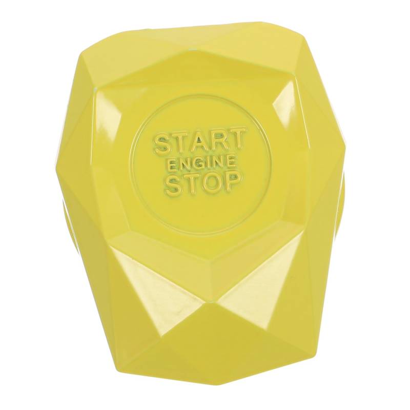 VINTORKY Abdeckung Der Starttaste Innere Knopf Drücken Schlüssel Autostartabdeckung Autoschutzhüllen Autoabdeckung Autostart-abdeckung Automatische Schutzhülle Eisen Yellow von VINTORKY