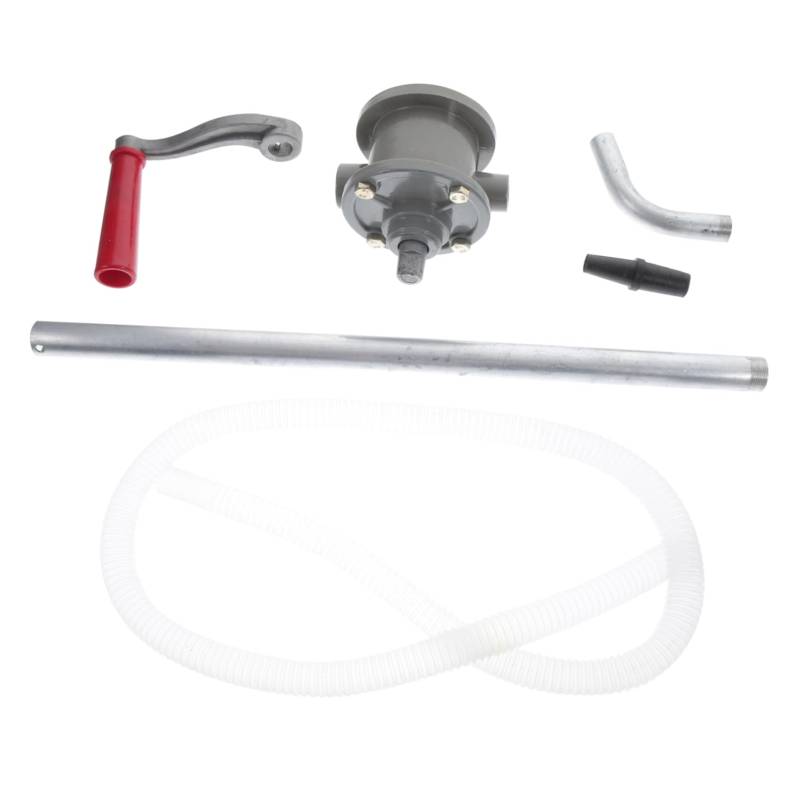 VINTORKY Aluminium Handpumpe Für Öl Und Kraftstoffe Selbstentleerende Ölpumpe Für Fässer Trommeln Und Tanks Für Haushaltsanwendungen Und Einfache Handhabung von VINTORKY
