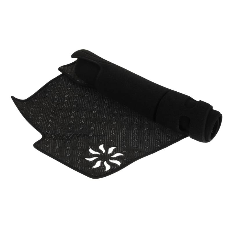VINTORKY auto armaturenbrett abdeckung Unterlage Zubehör für Auto Dashboard Abdeckung Auto Dashboard Sonnenschutz teppich Autos armaturenbrett matte Armaturenbrettabdeckung Polyester Black von VINTORKY