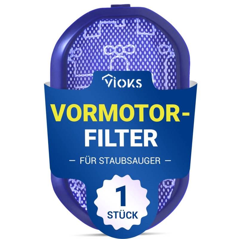VIOKS Motorfilter Ersatz für Filter Dyson 917066-02 - Filter für Dyson Staubsauger DC30, DC31, DC34, DC35, DC43H, DC44, DC45, DC56 von VIOKS