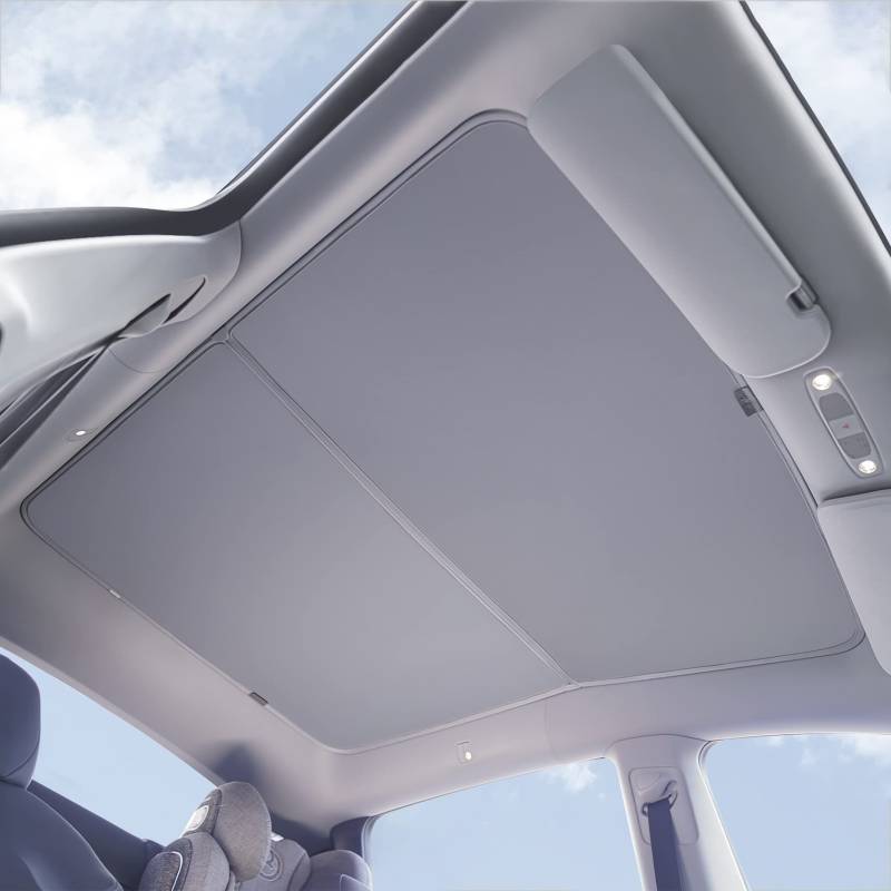VION Tesla Model Y Dach-Sonnenschutz - Präzise Passform, Kein Durchhängen, vollständige Verdunkelung - Passend für Model Y 2024-2020 von VION