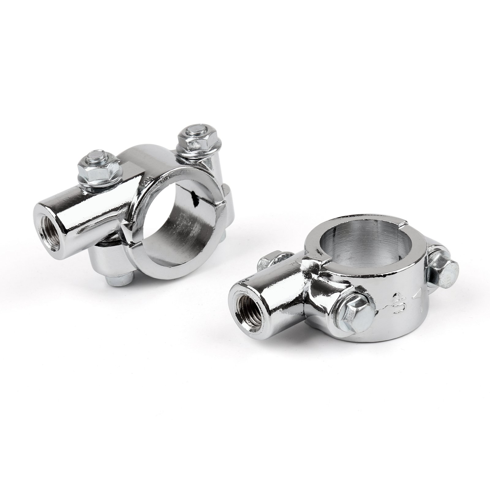 Vipih Spiegelhalterungen Adapter，Motorrad Fahrrad 1" 25Mm Lenker 10Mm Gewinde Spiegelhalterung Halter Klemmadapter von VIPIH
