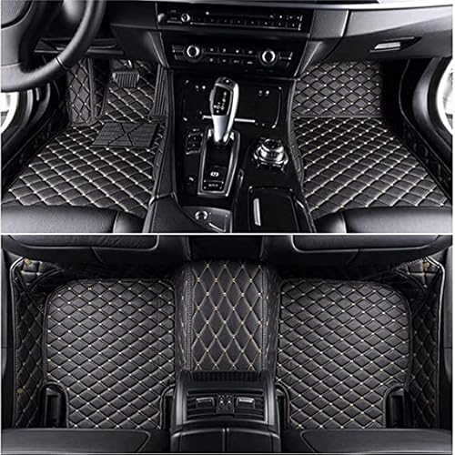 Auto FußMatten FüR Fo-rd Galaxy 2017-2022(LHD), Leder VollstäNdige Abdeckung Anti Rutsch Wasserdicht Tragen Floor Mats von VIPOD