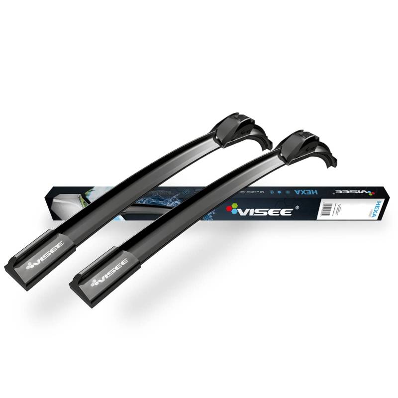 Komplette Scheibenwischer vorne für BMW 2er F22 Coupe ab 06.2014- - Länge: 550/450 mm von VISEE