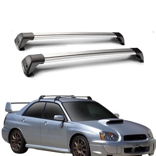 Aluminium Auto Dachträger, für Subaru Impreza 4-dr Sedan 2001-2020 Querträger Dachträger Gepäckträger Auto Zubehör von VIYOLI