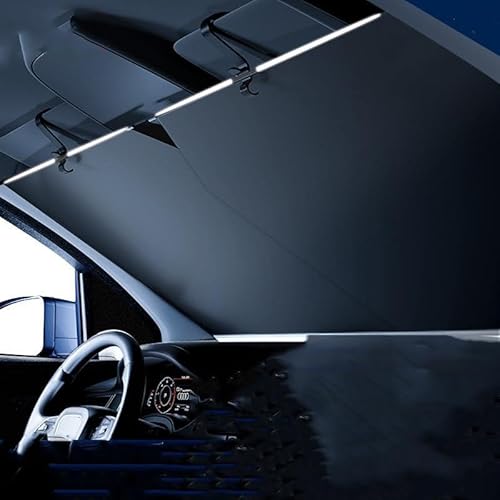 Auto Windschutzscheibe Sonnenschirm, für BMW 3 Series G21 Touring 2019-2022 Sonnenschutz Frontscheibe Faltbarer Sonnenschutz Innen Zubehör von VIYOLI
