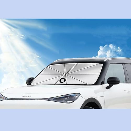 Auto Windschutzscheibe Sonnenschirm, für Smart #1 Sonnenschutz Frontscheibe Faltbarer Sonnenschutz Innen Zubehör von VIYOLI