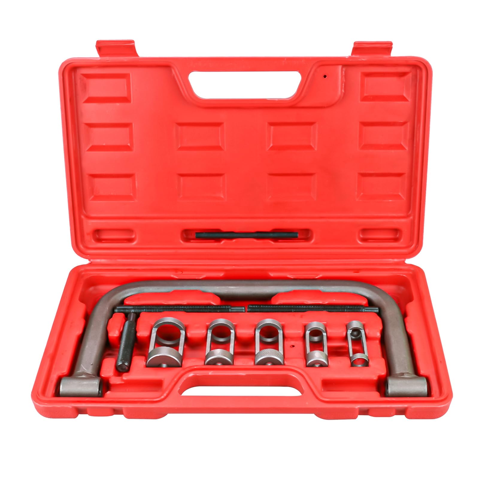 VKALTUL 10tlg Universal Ventilfederspanner Werkzeug mit C-Klemme Crimp Gewinde Angetrieben Gelenke für Auto Motorrad VKALTUL 10tlg Universal Ventilfederspanner Werkzeug mit C-Klemme Crimp Gewinde Angetrieben Gelenke für Auto Motorrad von VKALTUL