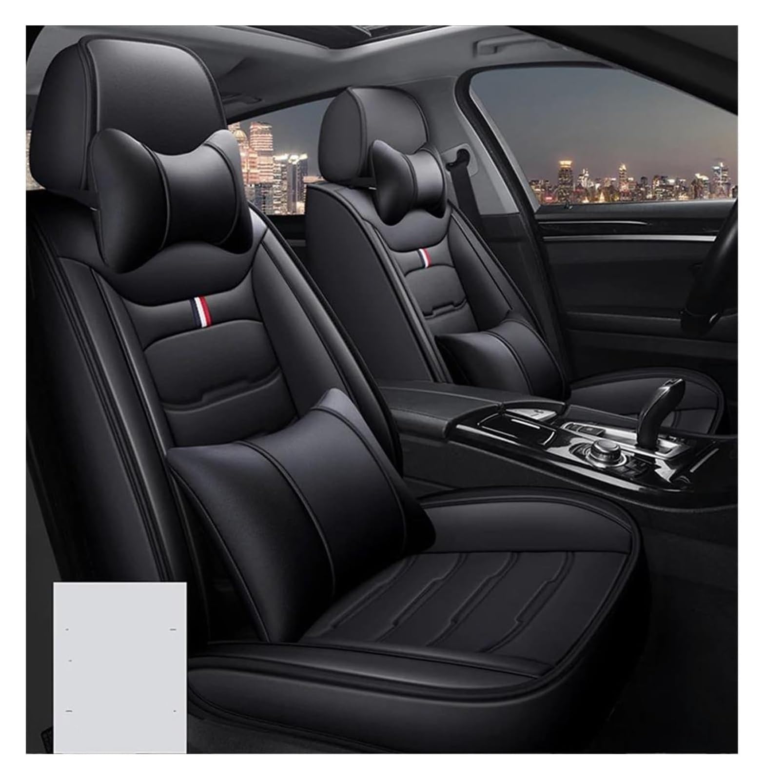 VKVZGPRARW Auto Sitzbezug Für Alle Modelle Für ES350 NX GS350 CT200h ES300h GS450h IS250 LS460 LS Autositzbezug Autositzbezüge(1pcs Black2) von VKVZGPRARW
