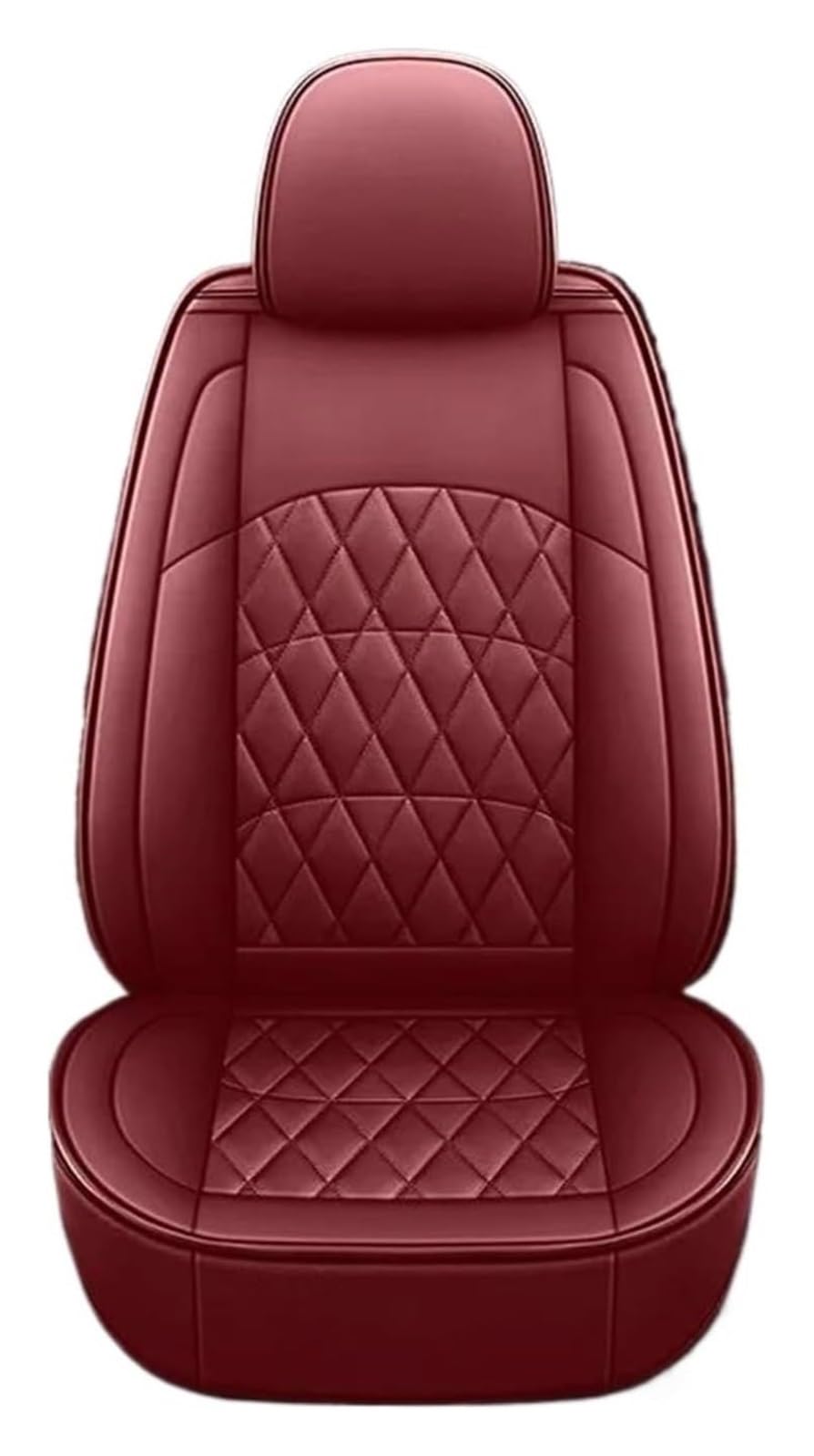 VKVZGPRARW Auto Sitzbezug Für Alle Modelle Für Patrol Für Paladin Für SYLPHY Für Livina Für Altima Autositzbezüge Autositzbezug Leder(Wine Red) von VKVZGPRARW