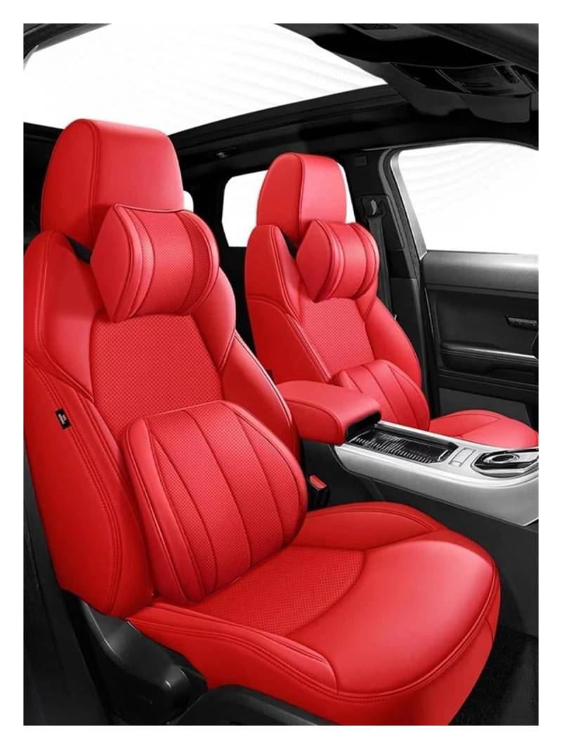 VKVZGPRARW Auto Sitzbezug Für B&MW 3 Serie Für E36 E46 E90 E91 Autozubehör Auto Innenraum Schutzkissen Autositzbezüge Autositzbezug(Red B) von VKVZGPRARW