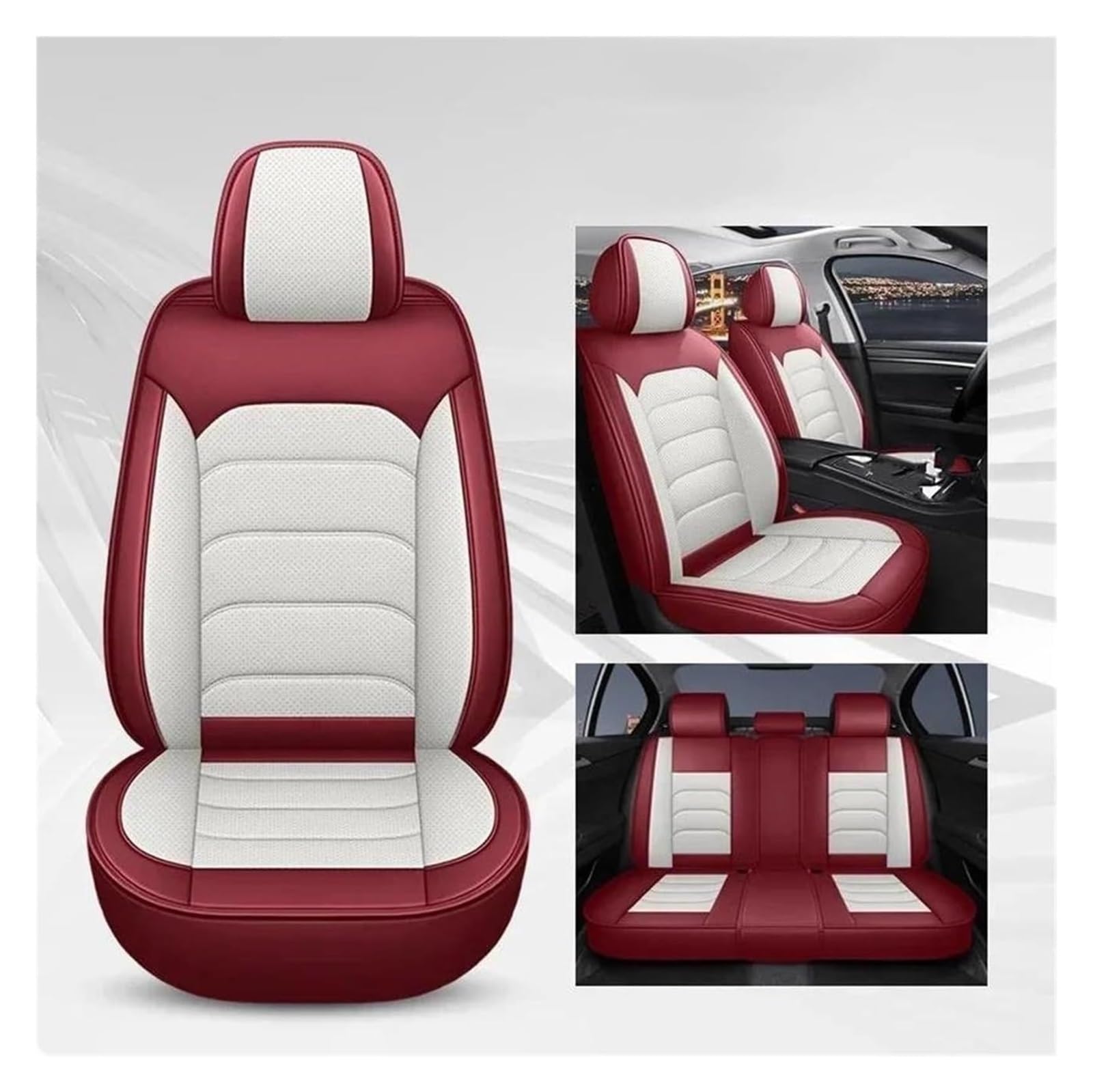 VKVZGPRARW Auto Sitzbezug Für B&MW 3er E46 E90 E93 F30 F31 F34 F35 G20 G21 G28 Autoinnenausstattung Autositzbezug Vollständiger Satz Autositzbezüge(4) von VKVZGPRARW